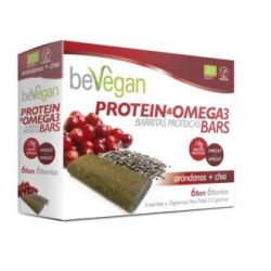 BARRITAS PROTEICAS-ANTIOX mirtillo+chia 6uds. BIO VEGAN