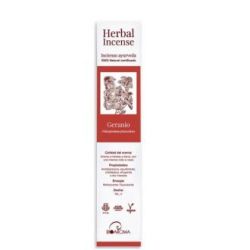 HERBAL INCENSE GERANIO ayurveda 5pacchetti x12uds.
