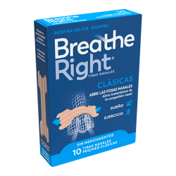 BREATHE RIGHT TIRAS NASAL PEQ 10 TIRAS