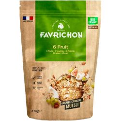 CRUNCHY MUESLI 6 FRUTTE 375 gr. BIO SG