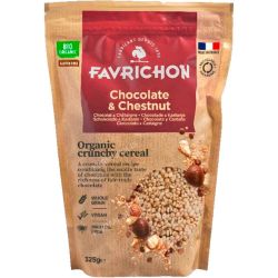 FAVRICHON CRUNCHY MUESLI CHOCOLATE -CASTAA‘A 325 GBIO SG VEGAN