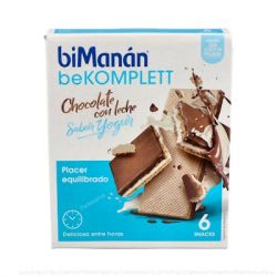 BIMANAN BEKOMPLETT BARQUILLO CIOCCOLATO/LATTE GUSTO YOGUR 6 U