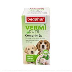 BEAPHAR VERMIPURE ANTIPARASI INTERNO NATURALE CANE PEQ 50cpr