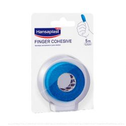 HANSAPLAST VENDA COHESIVA PER DITO AZZURRO 5Mx 2,5CM