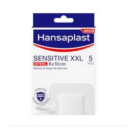 HANSAPLAST SENSITIVE XXL 8X10 STERILE 5 STRIPS