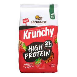 MUESLI CRUNCHY STRAWBERRY HIGH PROTEIN 450GR