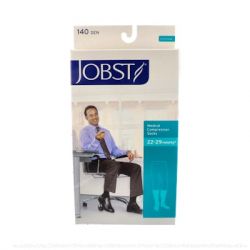 JOBST CALCETIN NOR C/PUNT NEGRO T/P 23-24 CM 2 UN