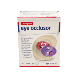 LEUKOPLAST APOSITO EYE OCCLUSOR 7,6 CM X 5,5 CM 30 UN