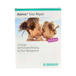 ASKINA APOSITO SCAR REPAIR 2X14 CM 15 UN