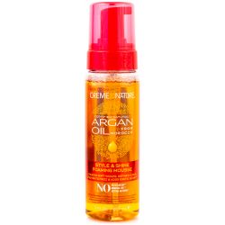 CREME OF NATURE ARGAN STYLE & SHINE FOAMING MOUSSE 207ML