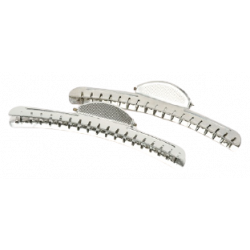 BIFULL PINZA GRAPA PER ONDAS PLATA PACK 6UDS