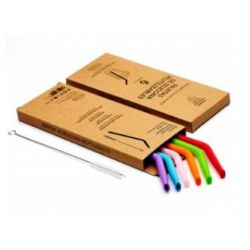 PAJITAS RIUTILIZZABILI IN SILICONE 6uds. IR115
