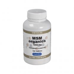 MSM organics 1000mg. 100cpr.