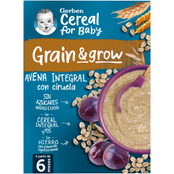 GERBER PAPILLA AVENA C/ PRUGNA 250 G