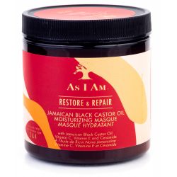 AS I AM MASCHERA RESTAURA RIPARA JAMAICAN BLACK OLIO DE