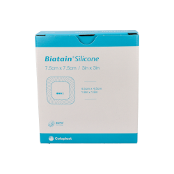 BIATAIN APOSITO SILICONE EST 7,5X7,5 CM 10 UN 33434
