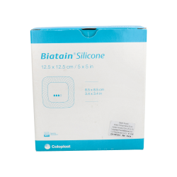 BIATAIN APOSITO SILICONE EST 12,5X12,5 CM 10 U 33436