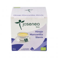 HINOJO-MANZANILLA-STEVIA 10piramides ensobrata BIO