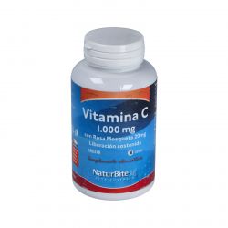 VITAMINA C 1000mg.con rosa mosqueta 20mg. 60cpr.