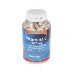 VITAMINA C 1000mg.con rosa mosqueta 20mg. 180cpr.