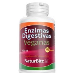 ENZIMAS DIGESTIVAS VEGANAS 250cpr