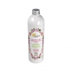 ACQUA MICELLARE STRUCCANTE con rosa 400ml. BIO