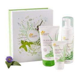 COFRE ALOE VERA schiuma +gel aloe+crema idratante