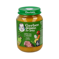 GERBER ORG HORTALIZAS MANZO 190 G