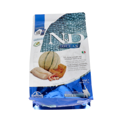 ALIMENT N&D OCEAN LG GATO MERLUZA&MELONE&PUMPKN 300 G VET