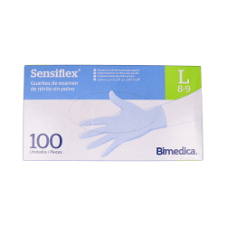 SENSIFLEX GUANTI NITRILE AZZURRO S/POLVERE T/G 100 UN