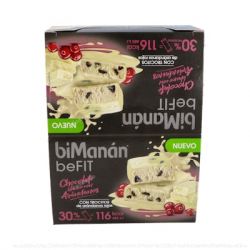BIMANAN BEFIT BARRA CIOCCOLATO BIANCO MIRTILLI 20 U