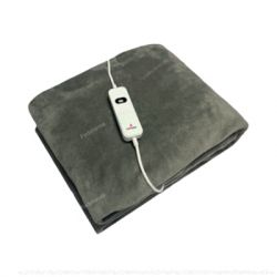 MANTA DOPPIA ELETTRICA 180X130CM GRIGIO (501556)