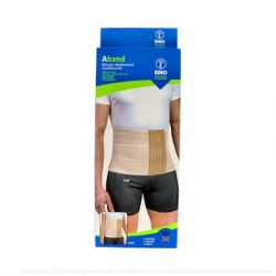 EMO FAJA ABDOMINAL 3 BANDAS T/XL 120-140 CM BEIGE (FJ183)