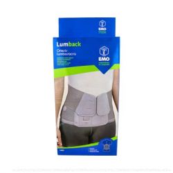 EMO FAJA LUMBOSACRA SEMIRIGIDA T/S 75-83 CM BEIGE (LS301)