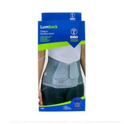 EMO FAJA LOMBOSACRA SEMIRIGIDA T/M 85-91 CM BEIGE (LS301)
