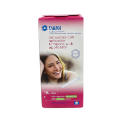 FARMACONFORT TAMPON COTONE MINI 18 U