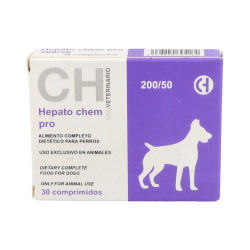 HEPATO CHEM PRO 200/50 30cpr CHEMICAL IBERICA VET