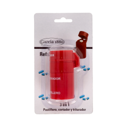 GARCIA PASTILLERO PARTIDOR TRITURADOR cpr 3 EN 1 ROSSO (2312)