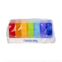 PASTILLERO SETTIMANALE 2 DOSI MULTICOLOR (23172)