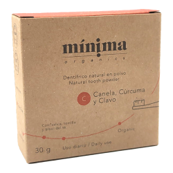 dentifricio EN POLVO CANELA, CHIODI DI GAROFANO E CURCUMA LATA 30G