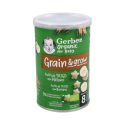 GERBER ORGANIC PUFF CEREALI CON BANANA 35 G