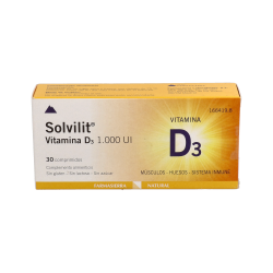 SOLVILIT VITAMINA D3 1.000 UI 30cpr