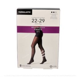 FARMALASTIC PANTY NOR C/PUNT NEGRO T/M T:24-25 P:37-39 CM 1 UN