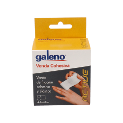GALENO BENDAGGIO COESIVO 5 CM X 4,5 M BIANCO 1 UN