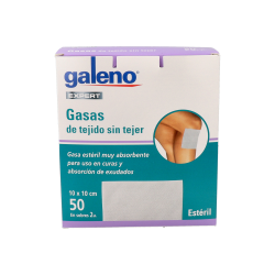 GALENO GASA EST TESSUTO S/TEJER 10X10 CM 50 UN BIANCO