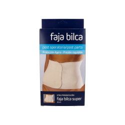 BILCA FAJA ABDO ELAST VELCRO POST-OPER/PARTO T/1 80-90 CM BL