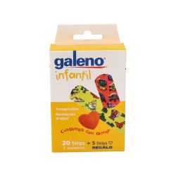 GALENO TIRITAS INFANTIL 2TAGLIE 20 U