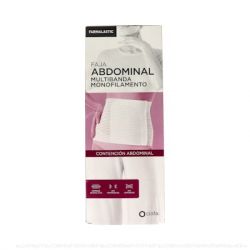 FAJA ABDOMINAL VELCRO T/4 130-140 CM BIANCO
