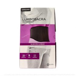 FAJA LOMBARE VELCRO REFO T/2 90-120 CM NEGRO
