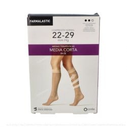 FARMALASTIC MEDIA COR NOR C/PUNT BEIGE T/EG T:26-27 P:40-42 CM 2 UN